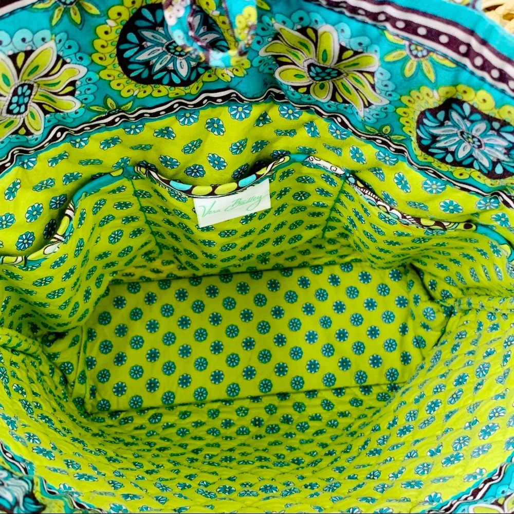 Retired Vera Bradley Rhythm and Blues Quilted Tote - Picture 4 of 5